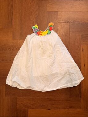 Stella McCartney Kids Fruit Appliqué White Cotton Sundress Size 4 Years